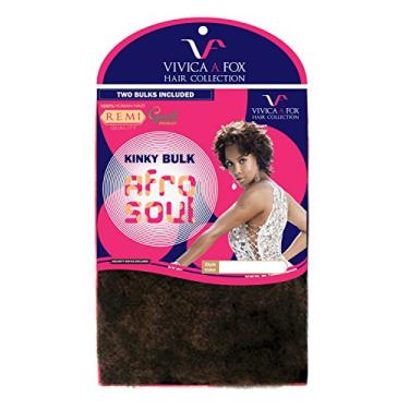 Imagem de VIVICA A. Coleção de cabelo de raposa – 40,6 cm humano cinza afro rosca natural cabelo HKBK16-V na cor 2