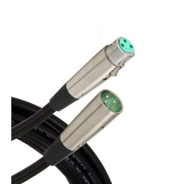 Imagem de Rapco Horizon SM1-3 Stage Series M1 Cabo de microfone Switchcraft Conectores de 90 cm