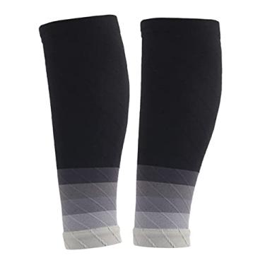 Imagem de Tingpai Mangas de panturrilha Envoltórios de panturrilha respiráveis Meias Proteto s de Canela Meias de Perna Suspensórios de Panturrilha Meias de Corrida sem Pés pa Ciclismo Montanhismo Ma tonas