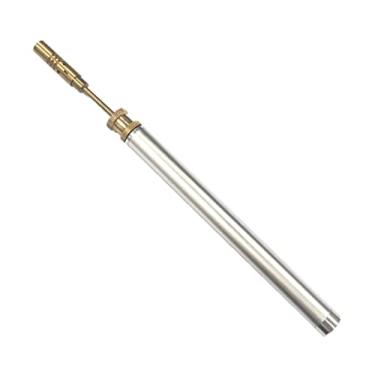 Imagem de Tocha lápis totalmente esplêndida de metal sem corda alimentada, sem ignição piezo, super leve, tocha butano para artesanato (8 L x 0,5 L x 0,5 A)