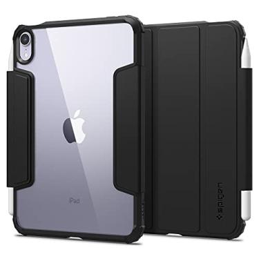 Imagem de Spigen Ultra Hybrid Pro Compatível com iPad Mini 6 / iPad Mini 6ª geração Capa (8.3 polegadas, 2021) com verso transparente e porta-lápis - Preto