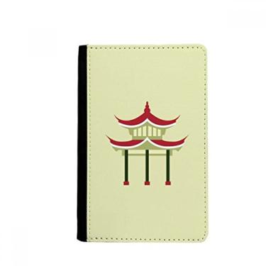 Imagem de Pavilion China padrão porta-passaporte Notecase Burse carteira capa cartão bolsa, Multicolor