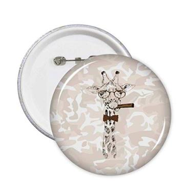 Imagem de Broche colorido de cabeça de animal de veado com efeito artístico, broches, emblema, acessório, decoração, 5 peças