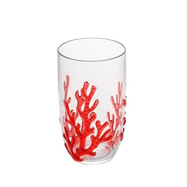 Imagem de WOLFF - Conjunto 6 Copos Altos Acrílico Coral Vermelho 650Ml