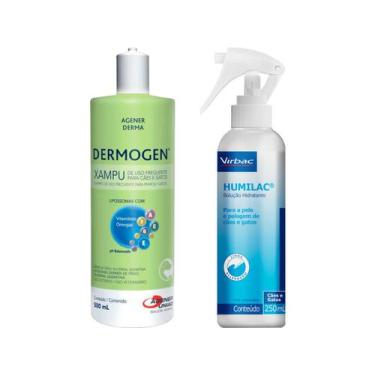 Imagem de Shampoo Dermogen 500ml + Humilac Hidratante 250ml - Virbac