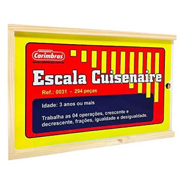 Imagem de Material Pedagógico Escala Cuisenaire Carimbras 294 Peças Carimbras