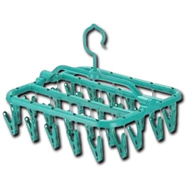 Imagem de Varal Multiuso Dobrável 26 Prendedores Roupa Íntima Cuecas Calcinha Meia