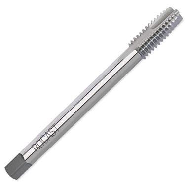 Imagem de Macho para Máquina em Aço Rápido (HSS) Haste Passante Rosca Paralela para Tubo BSP (G) - Ponta Helicoidal - 1/4"-19 FPP - Ref. DIN5156 Rocast 65,0365