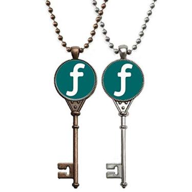 Imagem de OFFbb-USA Colar com símbolo da moeda Aruban Florin AWG chaveiro pingente joia decoração de casal