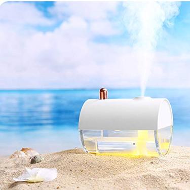 Imagem de Umidificador portátil Cool Mist, 250 ml Criativo USB Desktop Umidificador Dinghy para viagem, escritório, casa, ultrassônico, silencioso, fácil de limpar
