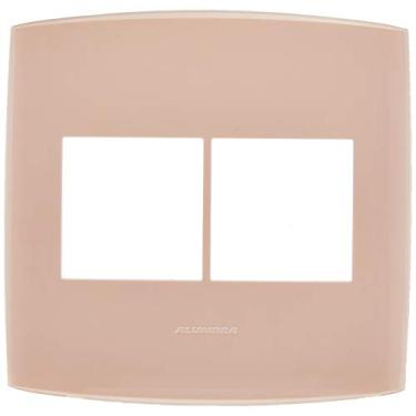 Imagem de Placa 4X4 4 Módulos, Alumbra, Bliss 4741, Pêssego