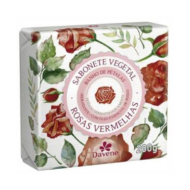 Imagem de Sabonete Vegetal Rosas Vermelhas 200G - Davene