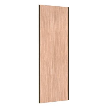Imagem de Porta de Correr Closet 80cm com Puxador Perfil Inox sem Kit Ferragem Prime Luciane Móveis