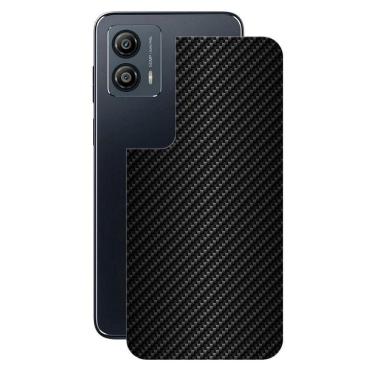 Imagem de Película Moto G53 5G - Traseira Fibra Carbono Preta -Gshield