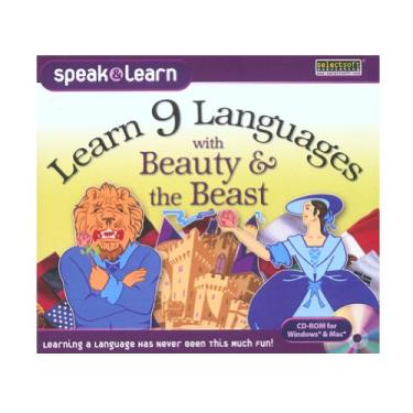 Imagem de Aprenda 9 idiomas com a Bela e a Fera