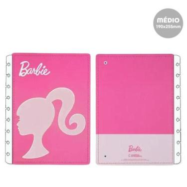 Imagem de Capa E Contracapa Barbie Pink Caderno Inteligente Médio