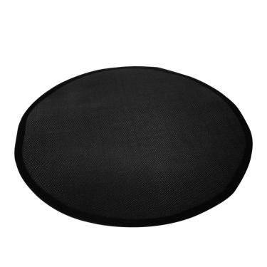 Imagem de RUNGEASINI Tapete para churrasqueira de 91,44 cm para acampamento ao ar livre, à prova de fogo, redondo, para lareira interna, à prova de óleo, impermeável, resistente ao calor, protetor para decks de mesa, pátio, grama e churrasqueira (Preto)