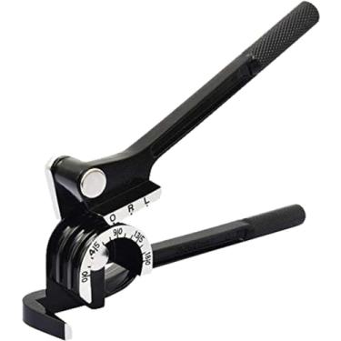 Imagem de Ferramenta dobradora de tubos, ferramenta dobradora de tubos manual para serviço pesado, dobrador de tubos com ângulo de curvatura de 180, dobrador de tubos de metal portátil, dobrador de tubos para s