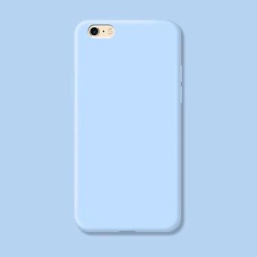 Imagem de Para iphone 6 6s caso para iphone6 6s tpu silicone líquido capa protetora do telefone capa traseira para iphone 6 caso, roxo claro, para iphone 6 6s (4.7)