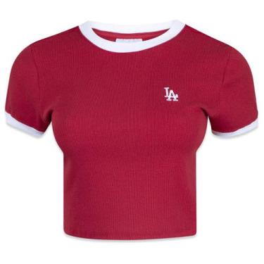 Imagem de Camiseta New Era Feminina Cropped Mlb Los Angeles Dodgers