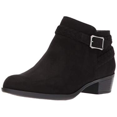 Imagem de LifeStride Botas femininas Adriana até o tornozelo, Micro preto, 10