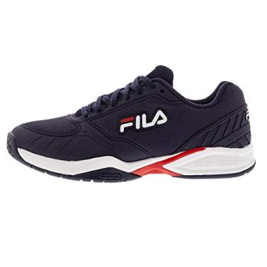 Imagem de Fila Tênis masculino Volley Zone, Fila azul marinho/vermelho fila/branco, 40