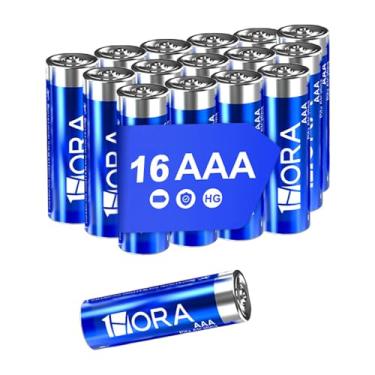 Imagem de Pilhas Alcalinas AAA 1.5V 1Hora Pacote com 16 Unidades