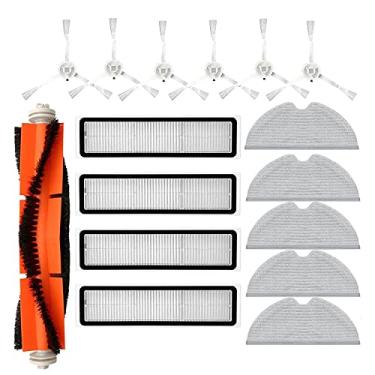 Imagem de Accessories Kit for Dreame D9,D9 max,D9 pro,L10,L10 pro Dreametech D9 Vacuum Cleaner, 1 Main Brush,4 Hepa Filter,6 Side Brush,5 Mop Cloth Replacement Spare Parts