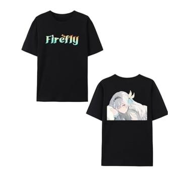Imagem de Honkai: Camiseta Star Rail, Firefly Tee, Firefly Graphic T-Shirt Honkai: Star Rail Fan Made Shirt para mulheres e homens, I-firefly, G