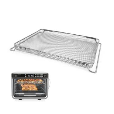 Imagem de KINLYBO Cesta de forno Air Fryer, bandejas de aço inoxidável de substituição para Ninja Foodi DT201 DT251 10 em 1 Smart XL Air Fryer Forno, acessórios de cesta de desidratação de malha