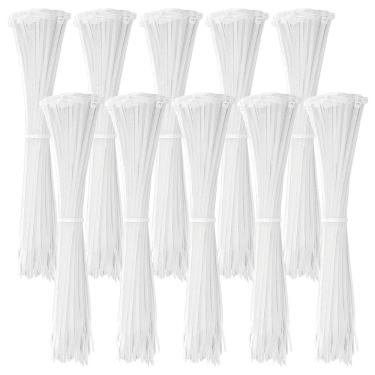 Imagem de Abraçadeira Nylon Enforca Gato 2,5X200Mm Branco Com 1000 Un