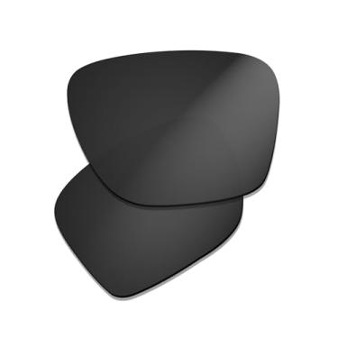 Imagem de Prizo ORL Lentes de reposição polarizadas para óculos de sol Oakley Sylas XL OO9448 (preto escuro) (preto escuro)