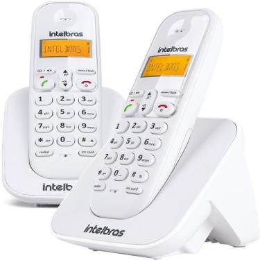 Imagem de Telefone sem fio e ramal adicional TS 3112 Intelbras Branco, Sem fio, 
