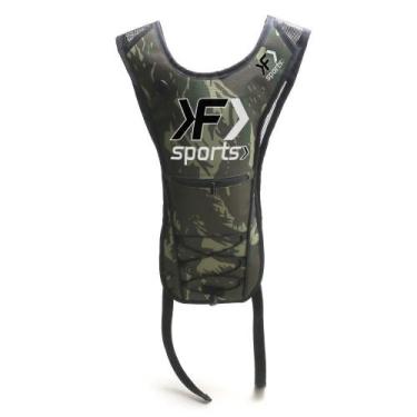 Imagem de Mochila De Hidratação Para Ciclismo Com Refil Camuflada - F Sports