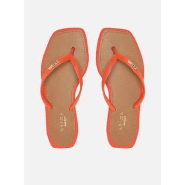 Imagem de Chinelo de Dedo Square Brizza Arezzo - Coral Coral 39/40-Feminino