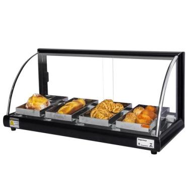 Imagem de A4 - Estufa Alfa para salgados de 4 bandejas Preta - 220V - Omega