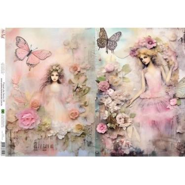 Imagem de Papel de Seda Arte Fácil Jardim Primavera - SE-020