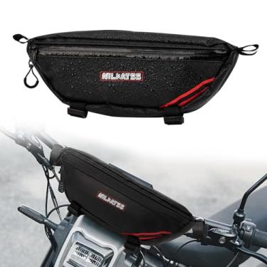 Imagem de Nilkatss Bolsa para guidão Dirt Bike – Bolsas de ferramentas impermeáveis e duráveis, serve para Light Bee Sur Ron S/X/ X160/X260 Segway Talaria, armazenamento seguro para chaves, carteira e telefone