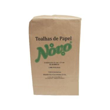 Imagem de Papel Toalha Interfolhado F. Dupla 23x21 100% Cel C/ 1.000 Folhas Novo