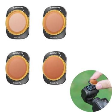 Imagem de Kit Filtros ND/PL 8/16/32/64 para Câmeras DJI Osmo Pocket 3 - Sunnylif
