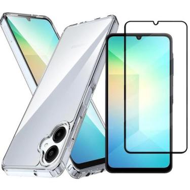 Imagem de Kit Capa Anti Impacto Para Samsung Galaxy A06 + Pelicula 3d - EASY CAS
