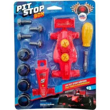 Imagem de Carrinho Pit Stop Box Plástico Sortido Ref.1030 Pakitoys