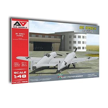 Imagem de A&A Models 4809 1/48 Messerschmitt Bf.109Z-1 Scale Model Aircraft kit