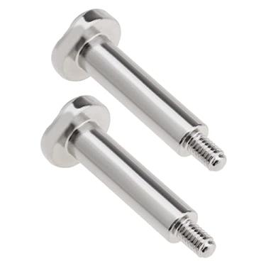 Imagem de SING F LTD 2 peças de parafuso de base de console de jogos compatível com máquina de jogo PS5 substituição de anfitrião vertical parafusos de fixação inferior peças de reparo acessórios de máquina de jogos