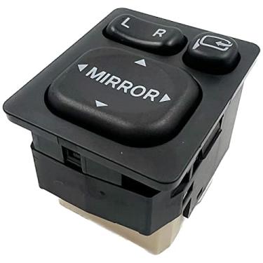 Imagem de FainWan 84872-52040 Interruptor de controle de espelho, interruptor de controle de espelho dobrável ABS para carro, compatível com RX300, RX330, RX350, IS300, Corolla