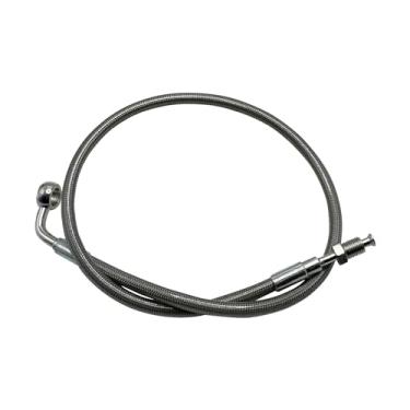 Imagem de 1910838 Linha de mangueira de freio dianteiro esquerdo para Polaris Scrambler 500 Sportsman 400 450 500 570 600 700 800 ETX Trail Boss 330 Trail Blazer 250 330 ATP 330 500 Hawkeye