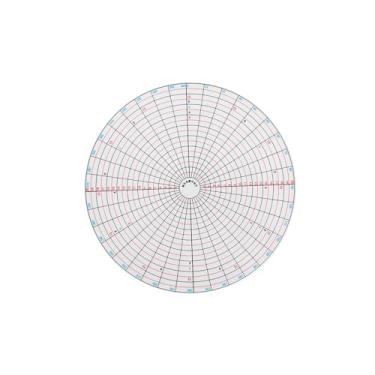 Imagem de Yushen Ferramentas divisórias de argila de cerâmica, transferidor de círculo igual, disco rotativo, ferramenta de aparador de cerâmica, régua de escala circular de 360 graus