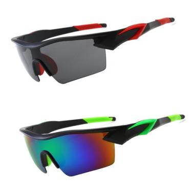 Imagem de Kit 2 Óculos de Sol Bike Speed Ciclismo Esportivo Uv 400 - PENDULARI