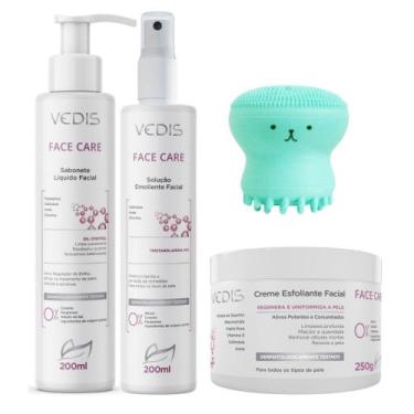 Imagem de Kit Sabonete Esfoliante e Solução Vedis