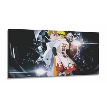 Imagem de Quadros Decorativos Mangá Naruto em Tecido Canvas 130x60 - Wall Frame